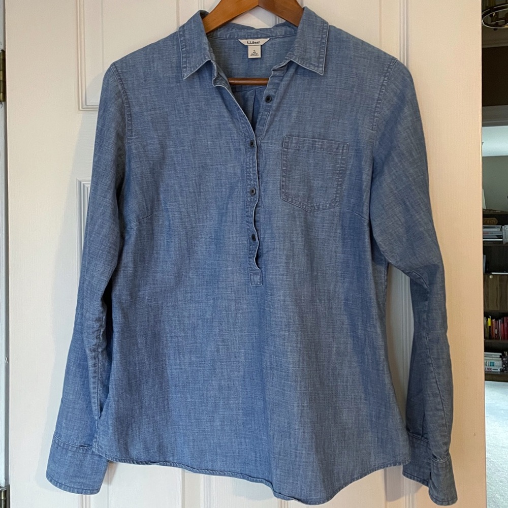 LL Bean Chambray Button Down